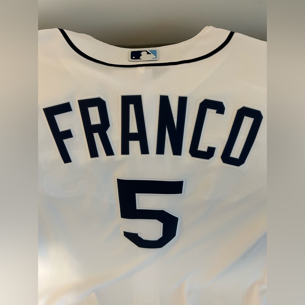 Nike Tampa Bay Rays Wander Franco Jersey Baseball Men’s Size: L - Picture 6 of 6